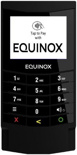 Equinox tap to pay device
