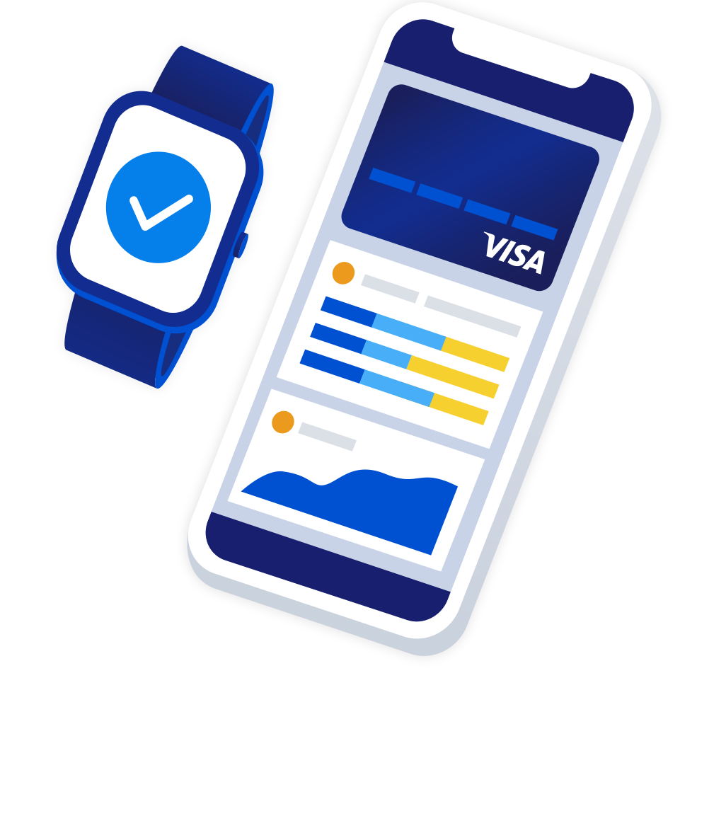 Image of phone and watch for payments