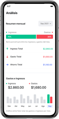 getxerpa mobile app screen for financial management