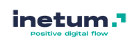 Logo for the INETUM corporation: Positive digital flow